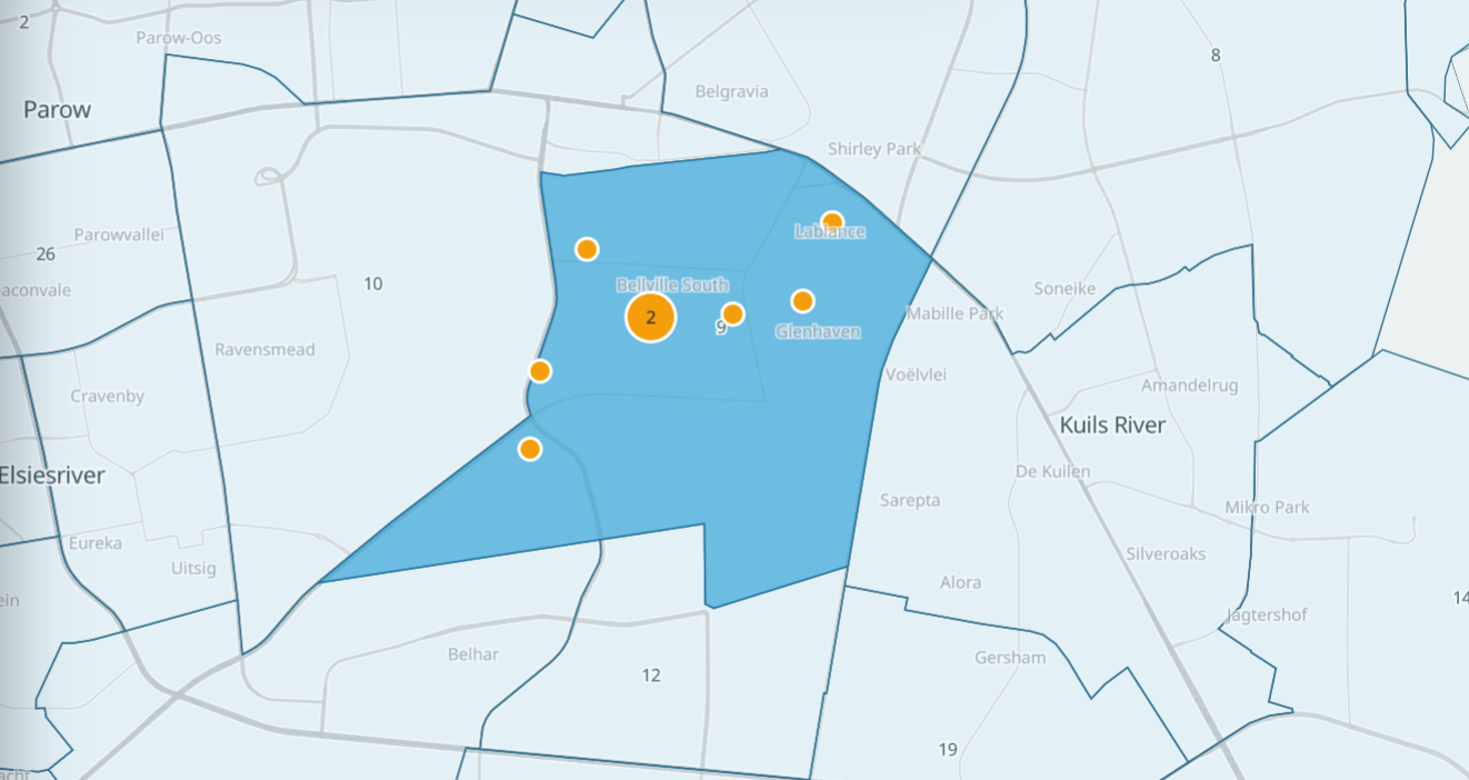 8 voting districts